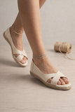 Sandal Flat Leather Easy To Wear SF-58
