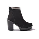 BOOT HEELS SUEDE - R-14