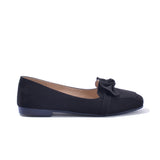 Ballerina Flat Suede With Bow BN-504