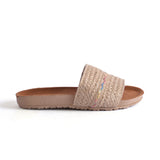 Slipper Heel burlap SL-122