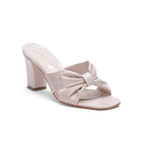 Slipper Bow Heels Leather X-7