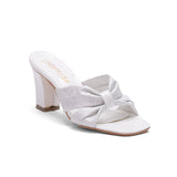 Slipper Bow Heels Leather X-7