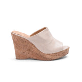 Slipper Wedge Leather W-11
