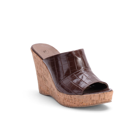 Slipper Wedge Leather W-11