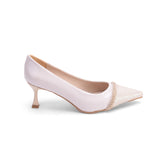 shoe heeled Leather with shiny strap GZ-10