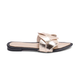 Slipper Flat Leather With Strapes Stylish SL-193