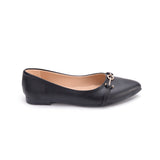 Ballerina Flat Leather With Acceroies BN-506