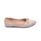 Ballerina Flat Leather With Acceroies BN-506
