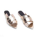 Slipper Flat Leather With a Distinctive Shape SL-192