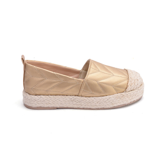 Ballerina Leather With Burlap BN-10