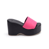 Slipper Wedge Leather Elegant S-24