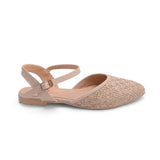 Sandal Flat Purlap With Buckle SF-53