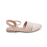 Sandal Flat Leather With Stripes SF-54