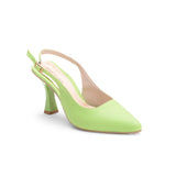 Shoes Heels Leather With Buckle F-20
