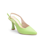 Shoes Heels Leather With Buckle F-20