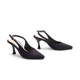 Shoes Heels Leather With Buckle F-20