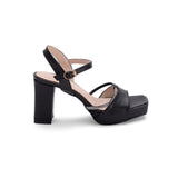 Leather Heel Sandal H-2