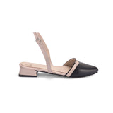 Shoes Mid Heels Leather With Buckle SN-813