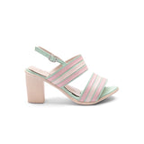 Leather Heel Sandal SN-520