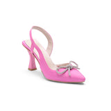 Shoes Heel Satin Elegant F-31