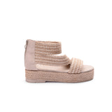 Sandal Flat Burlap K-14