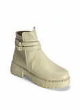 Ankle Boot Flat Leather Stylish G-64