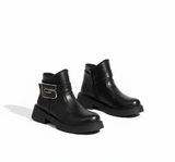 Ankle Boot Flat Leather G-56