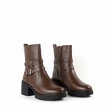 Ankle Boot Leather Stylish E-102