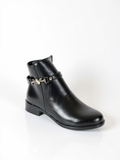 Ankle Boot Leather With Accessories G-50