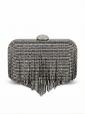 crossbody evening bag with cascading waterfall design ZS-8