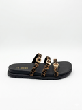 Slipper Flat Leather with Straps - SL-216