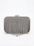 crossbody evening bag with cascading waterfall design ZS-8