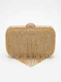 crossbody evening bag with cascading waterfall design ZS-8