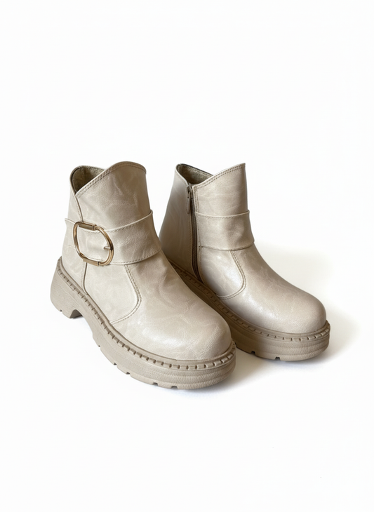 Ankle Boot Leather Easy to wear G-58