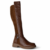 Long Boot Leather And Suede Elegant LB-47