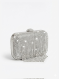 crossbody evening bag with cascading waterfall design ZS-8