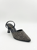 Shoes Heels Embroidered Elegant F-620
