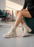Ankle Boot Leather Stylish E-102