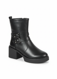 Ankle Boot Leather Stylish E-102