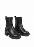 Ankle Boot Leather Stylish E-102