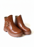 Ankle Boot Leather For Woman G-55