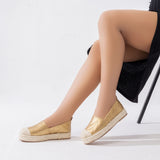 Ballerina Leather With Burlap BN-10