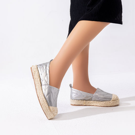 Ballerina Leather With Burlap BN-10