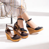 Sandal Wedge Leather W-10