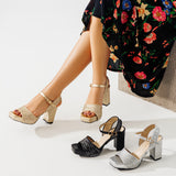 Sandal Heel Leather H-11