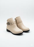 Ankle Boot Leather With Accesories G-54