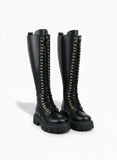 Long Boot Leather With Rope LB-38