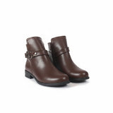 Ankle Boot Leather With Accesories G-54