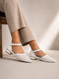 sandal flat Leather with mesh SF-64