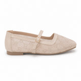 Ballerina Mesh With Leather Emroided With Buckle BF-818
